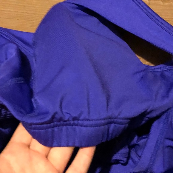 Purple Women’s workout tank; built in bra and pads - Picture 4 of 4